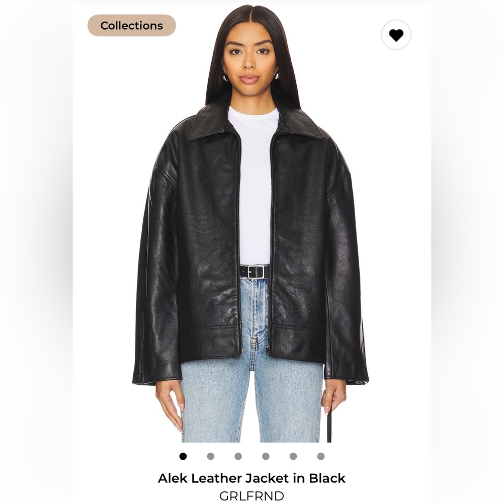 GRLFRND Alek Black Leather Jacket